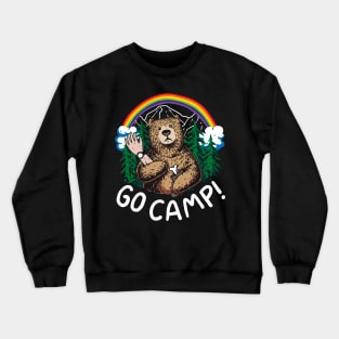 Go camp! Bear Crewneck Sweatshirt